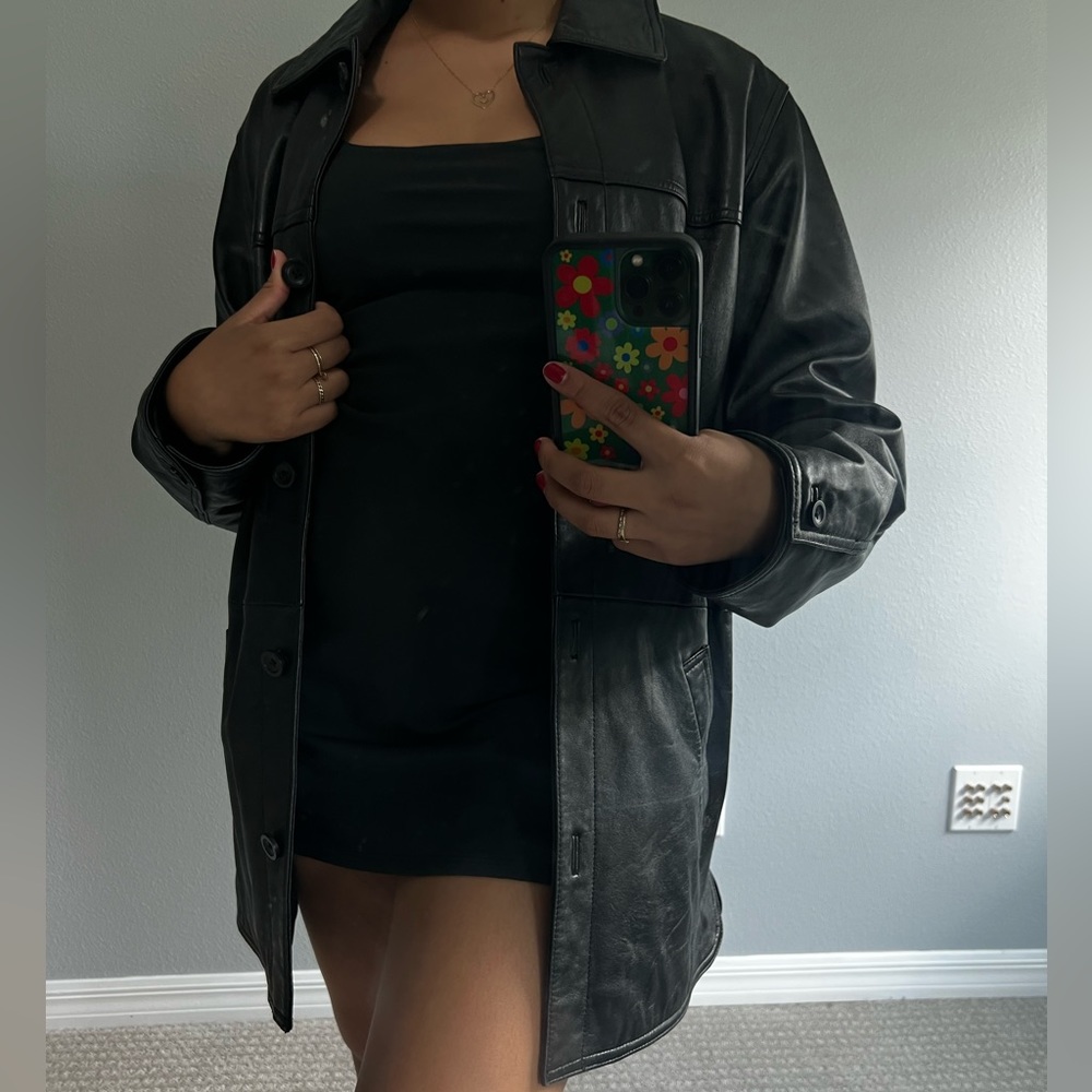Real leather jacket